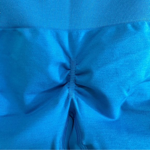 ONER ACTIVE Women Effortless Seamless Activewear Workout Shorts Tropical Blue XS - Picture 9 of 11